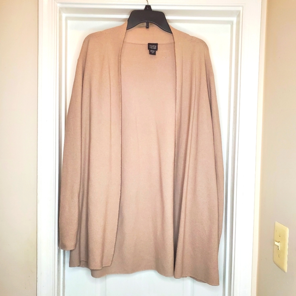 Eileen Fisher Tan Cardigan